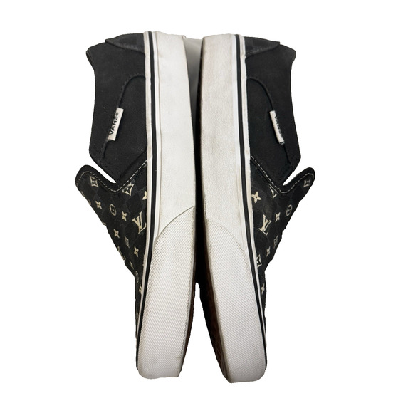 VANS Women’s 6.5 Classic Slip On Custom With LV Design - Picture 5 of 8
